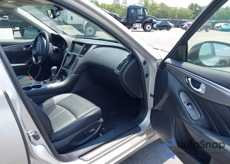 2015 Infiniti Q50 Premium из США, поврежденный, VIN JN1BV7AR9FM421610